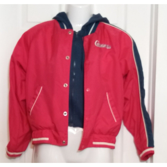 Vintage ST. Louis Cardinals MLB Hoodie Windbreaker Youth L (14-16) - Picture 2 of 7